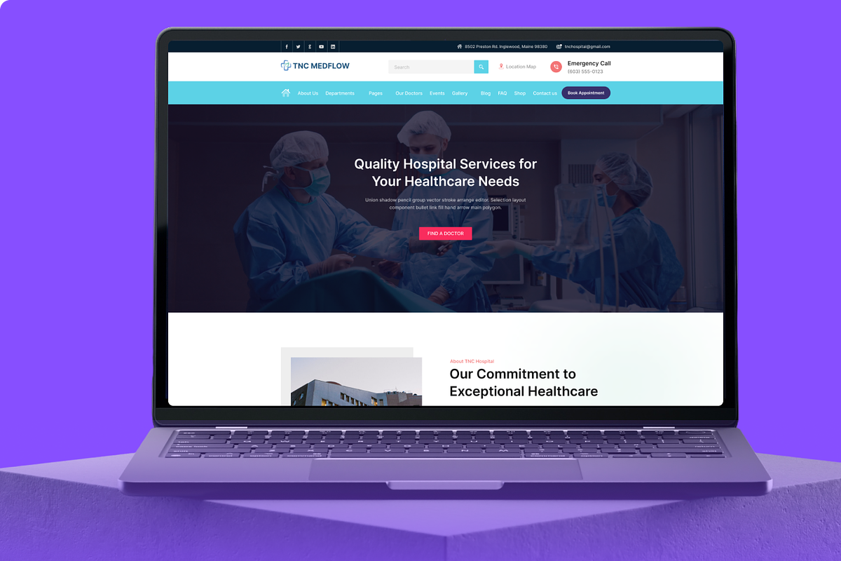 TNC MedFlow - Medical Figma UI Kit, an UI Kit Template by TNCFlow (Photo 4 of 5)
