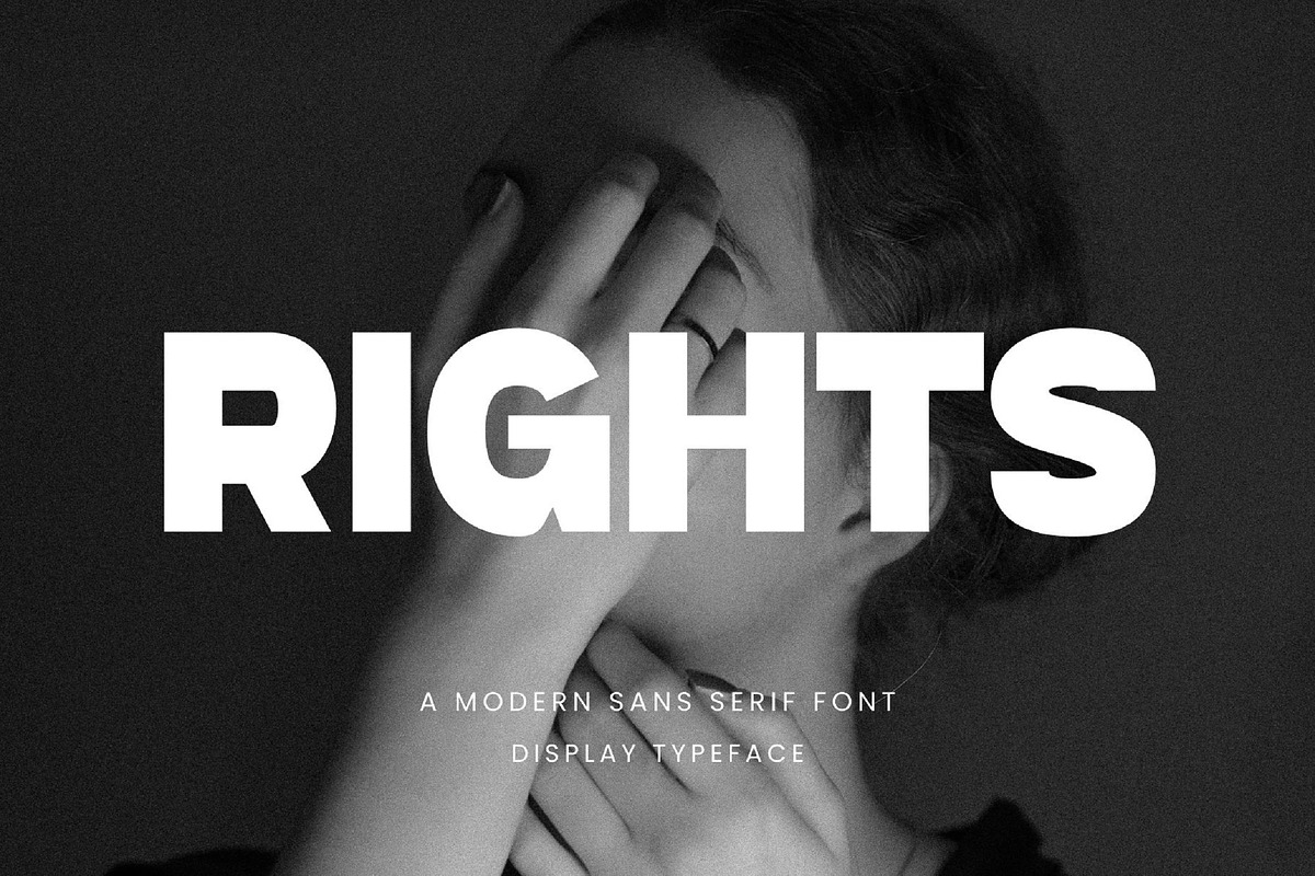 Rights Modern Sans Serif Font, a Sans Serif Font by Perfectype (Photo 1 of 9)