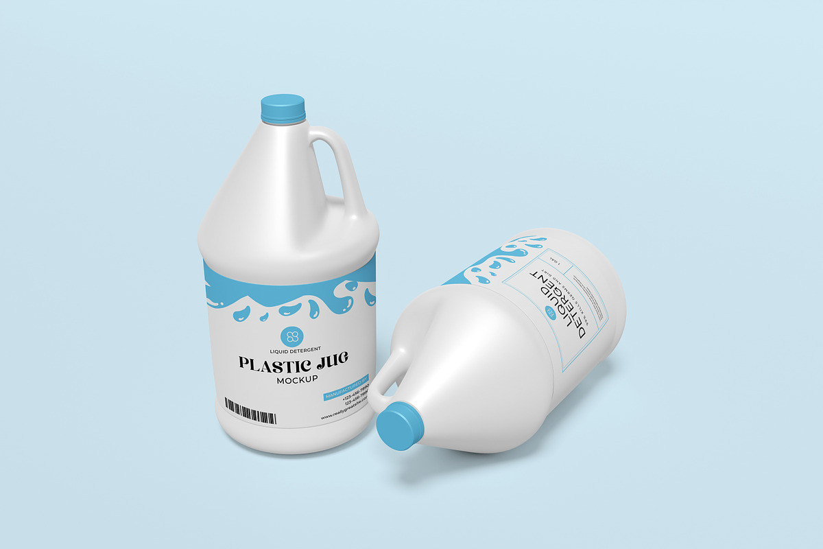 Gallon Packaging Mockup, an Advertising Mockup by xavier_studio (Photo 5 of 5)