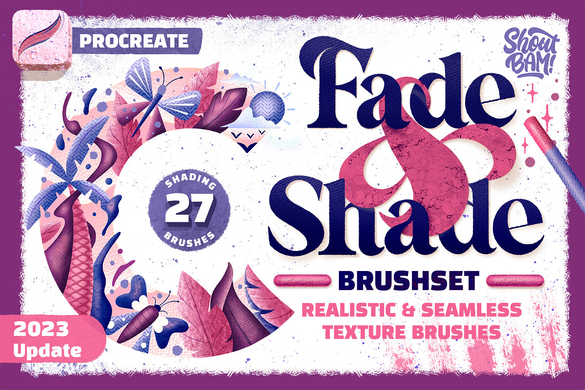Fade & Shade Brush Set & Tutorials, a Brush Add-On by Shoutbam (Photo 1 of 12)