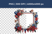 American Independence Day Clipart, a Decorative Illustration by InkyQueenArt (Thumbnail 2 of 5)