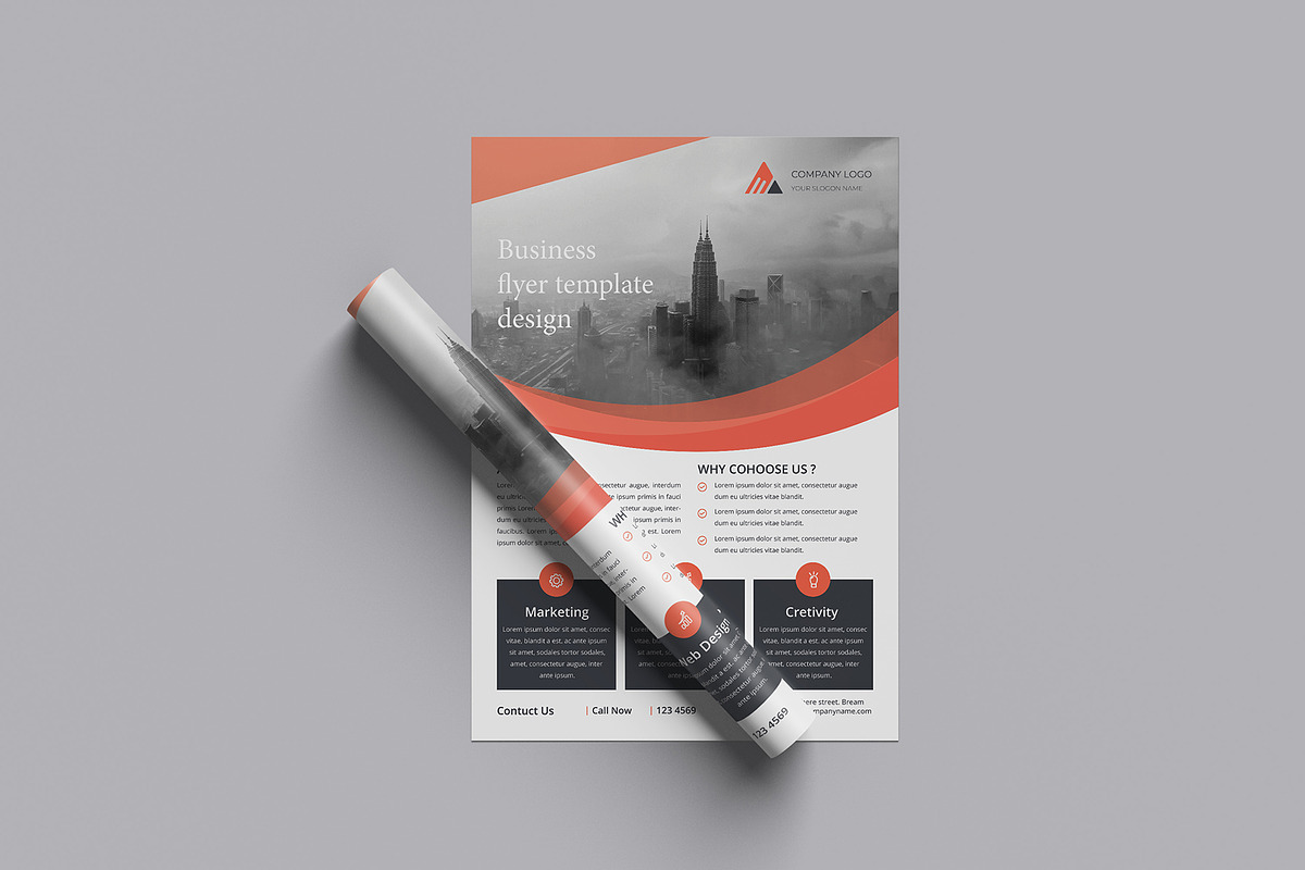 Business Flyer Template Design, a Flyer Template by Mazharul Islam (Photo 6 of 10)