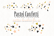 pastel confetti scatter brushes, a Brush Add-On by TeaBerry (Thumbnail 1 of 2)