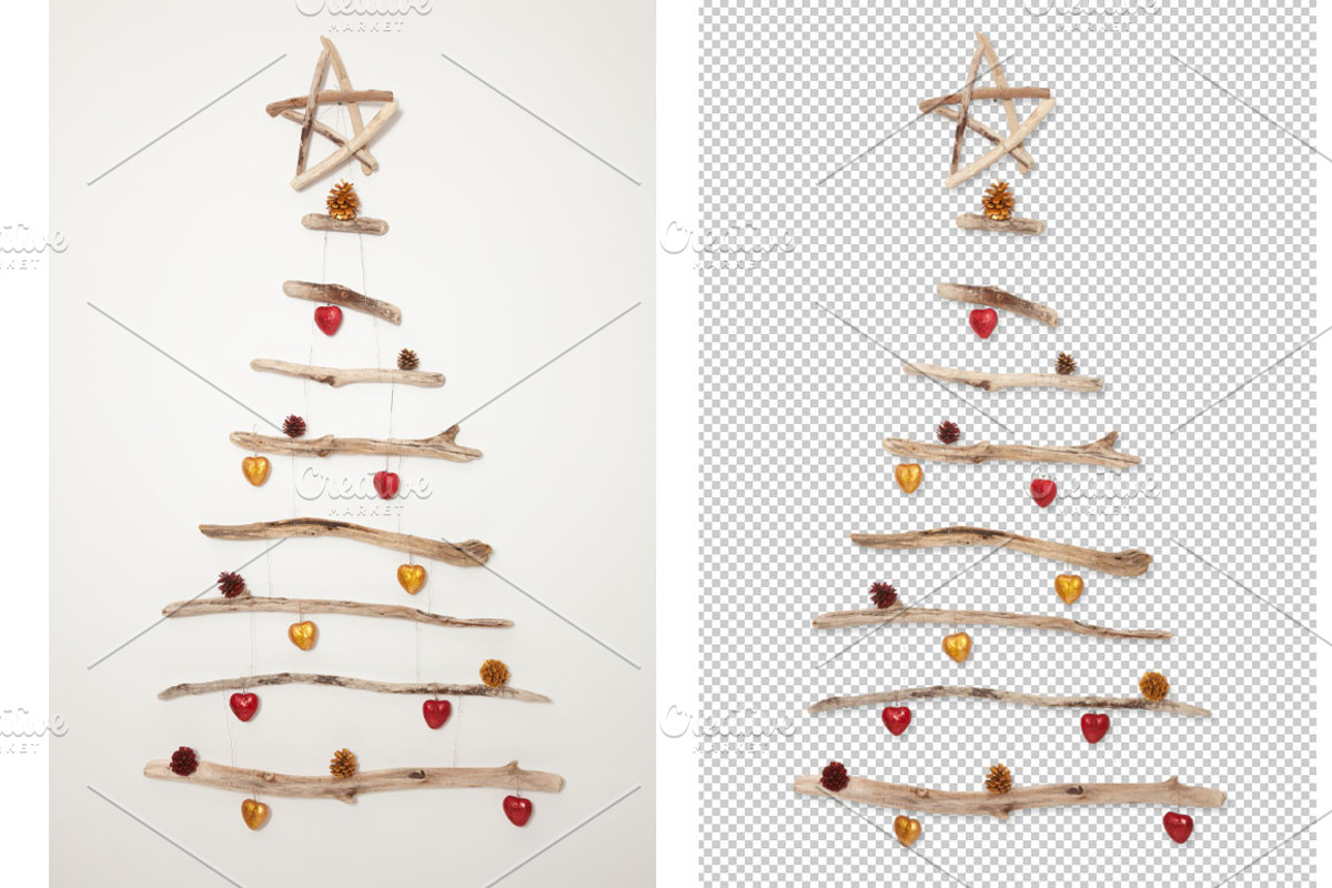 Driftwood Christmas tree, an Object Graphic by Ernesto Solla (Photo 1 of 2)