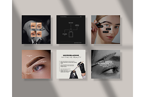 PMU & Microblading Template - Canva