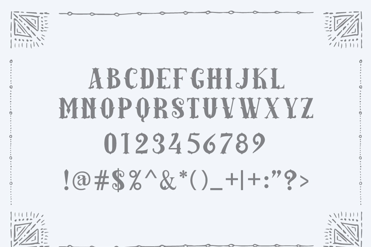 Amazinga Typeface preview 2