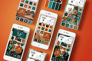 Green Boho Aesthetic iOS 14 icons, an Icon by velychko.ua (Thumbnail 5 of 9)