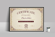Vintage Employee Award Certificate, a Stationery Template by MightyDesign (Thumbnail 3 of 6)
