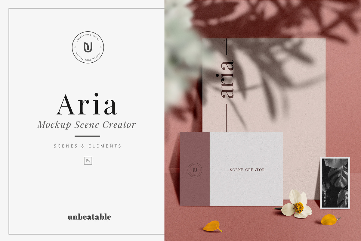 Aria - Mockup Scene Creator, a Product Mockup by The Iconic (Photo 1 of 14)