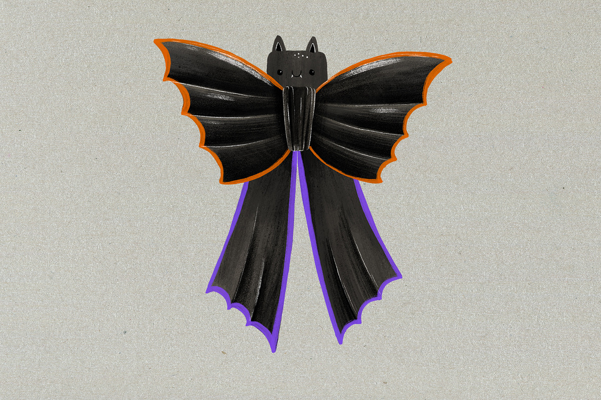 Halloween Bows Clipart Hand Drawn, an Object Graphic by the_myro (Photo 10 of 12)