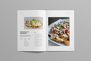 Minimal Cookbook/Recipes Book, a Brochure Template by Meenom Templates (Thumbnail 4 of 14)