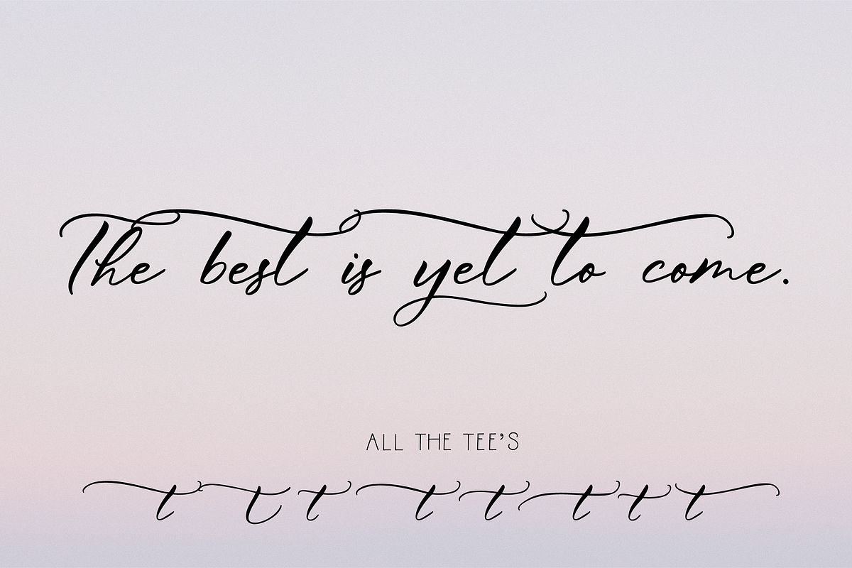 The Glamorous Tale | Elegant Script preview 8
