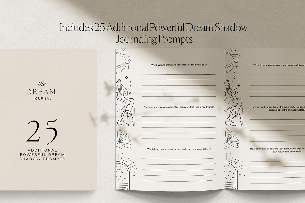 Dream Journal Canva Template, a Presentation Template by HelloKarla (Photo 5 of 8)