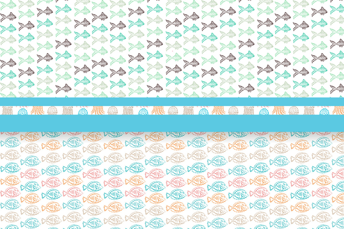 10 Marine Seamless Patterns preview 5