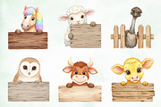Peeking Farm Animal PNG Clipart, an Illustration by Creative Art (Thumbnail 2 of 9)