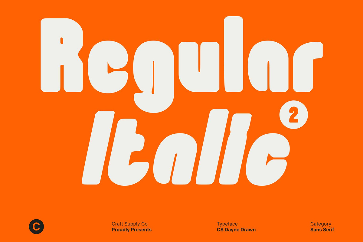 CS Dayne Drawn, a Sans Serif Font by Craft Supply Co. (Photo 2 of 8)