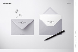 Envelopes & Cards Mockup Bundle