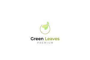 Simple Leaf on Circle Logo Design, a Branding & Logo Template by AlvinStd