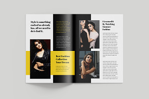 Fashion Magazine Layout Template