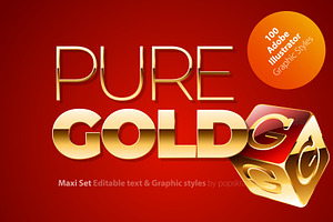 AI CS5 Graphic Styles Golden