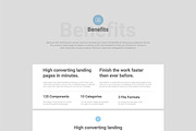 Konvert Landing Page Builder, a Wireframe Template by Web Donut (Thumbnail 7 of 12)