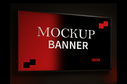 Realistic Horizontal Banner Mockup, a Mockup by MD.HAMZA.DESIGNS (Thumbnail 1 of 2)