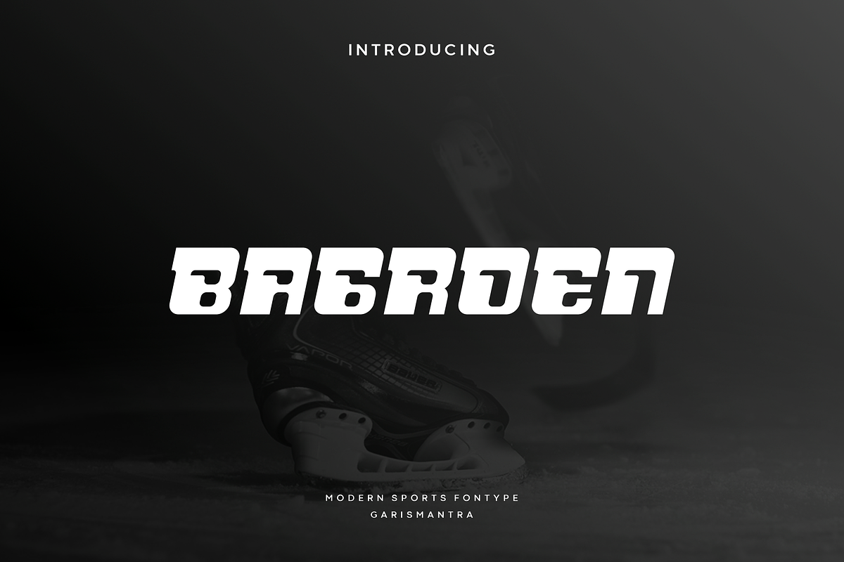 Bagroen, a Font by garismantra (Photo 1 of 4)