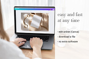 Card Mockup 5x7 Online Edit Canva, a Product Mockup by PawMockups 2 (Thumbnail 3 of 6)