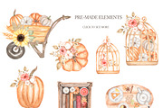 Watercolor Autumn Aesthetic, a Decorative Illustration by MayaNavits (Thumbnail 3 of 14)