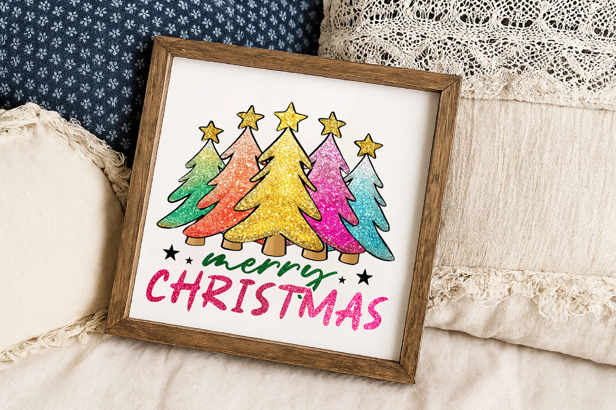 Merry Christmas PNG Sublimation, an Illustration by Libby Wishes (Photo 6 of 6)