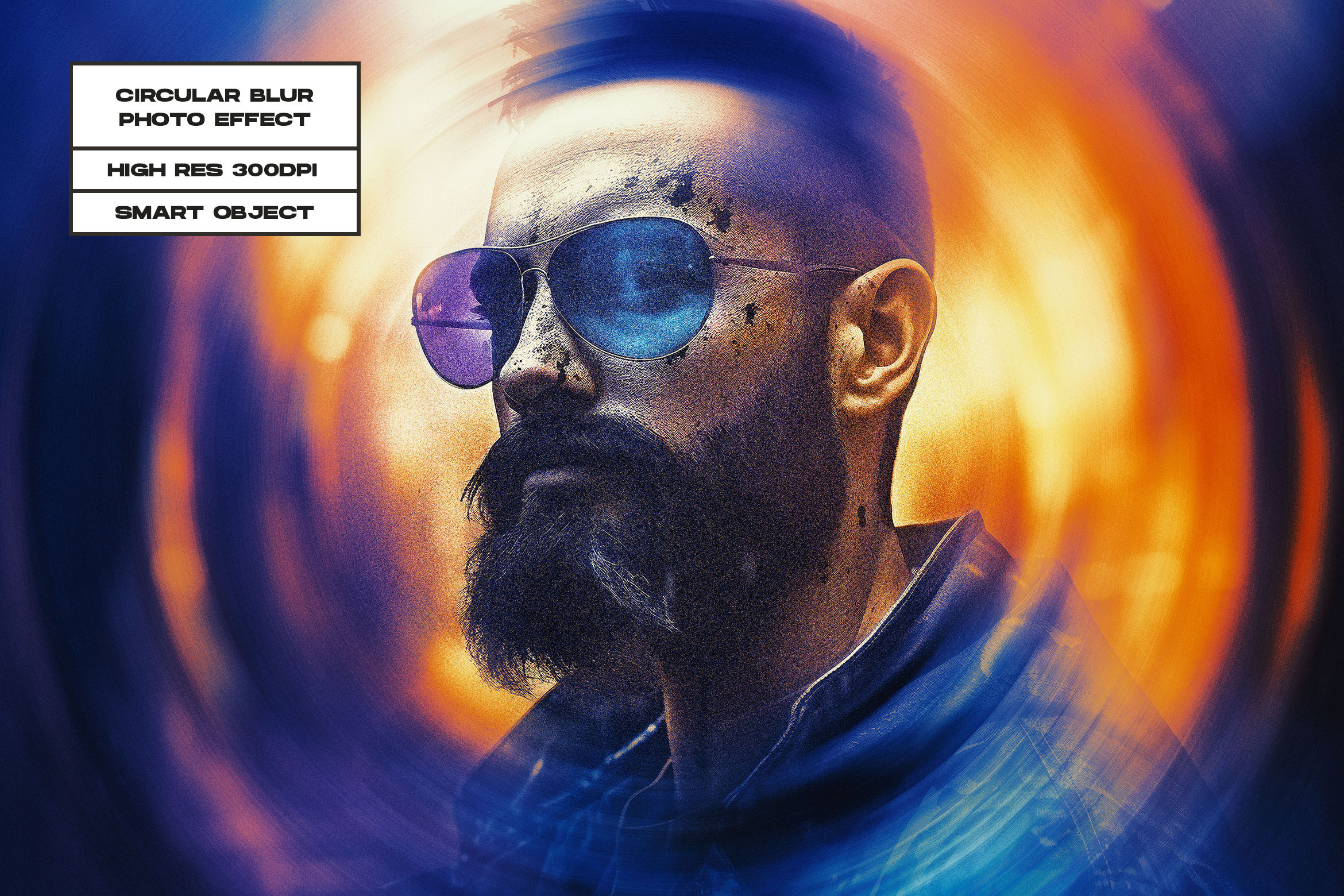 Circular Blur Photo Effect, a Layer Style Add-On by iDoodle Studio