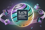 5,678 Lightroom Presets Mega Bundle, a Preset Add-On by Dreamanart (Thumbnail 1 of 6)