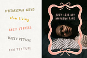 Wild Honey. Whimsical Font, a Handwritten Font by PaperJamLab (Thumbnail 5 of 15)