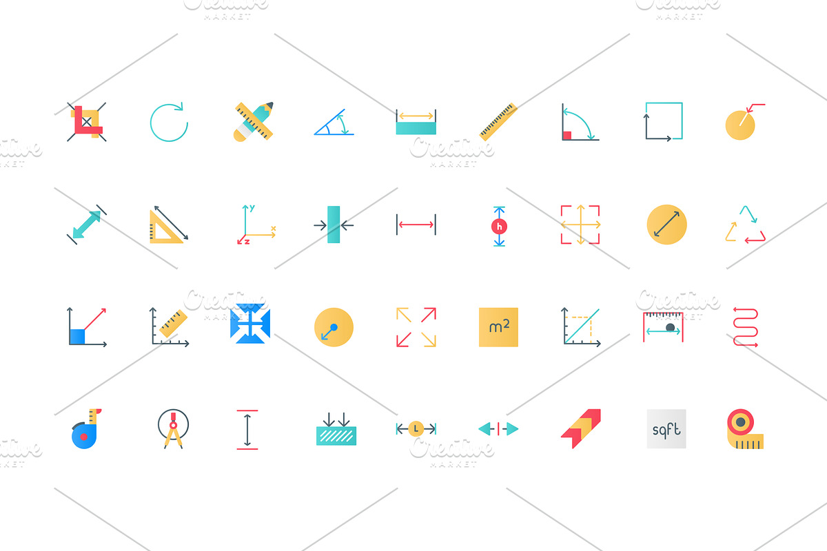 Size, dimension arrows to measure, an Object Illustration by Lemberg Vector