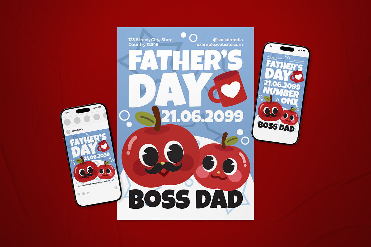 Father's Day Event Flyer Set, a Flyer Template by The Good Store (Photo 1 of 2)