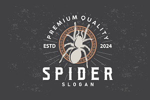 Animal insect spider logo design, a Branding & Logo Template by Maylianaw28