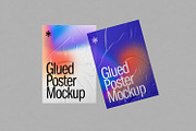 Glued Poster Mockups, a Mockup by artimasa (Thumbnail 3 of 5)