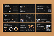 Black Modern Company Profile PPT, a Presentation Template by graphicook (Thumbnail 4 of 4)
