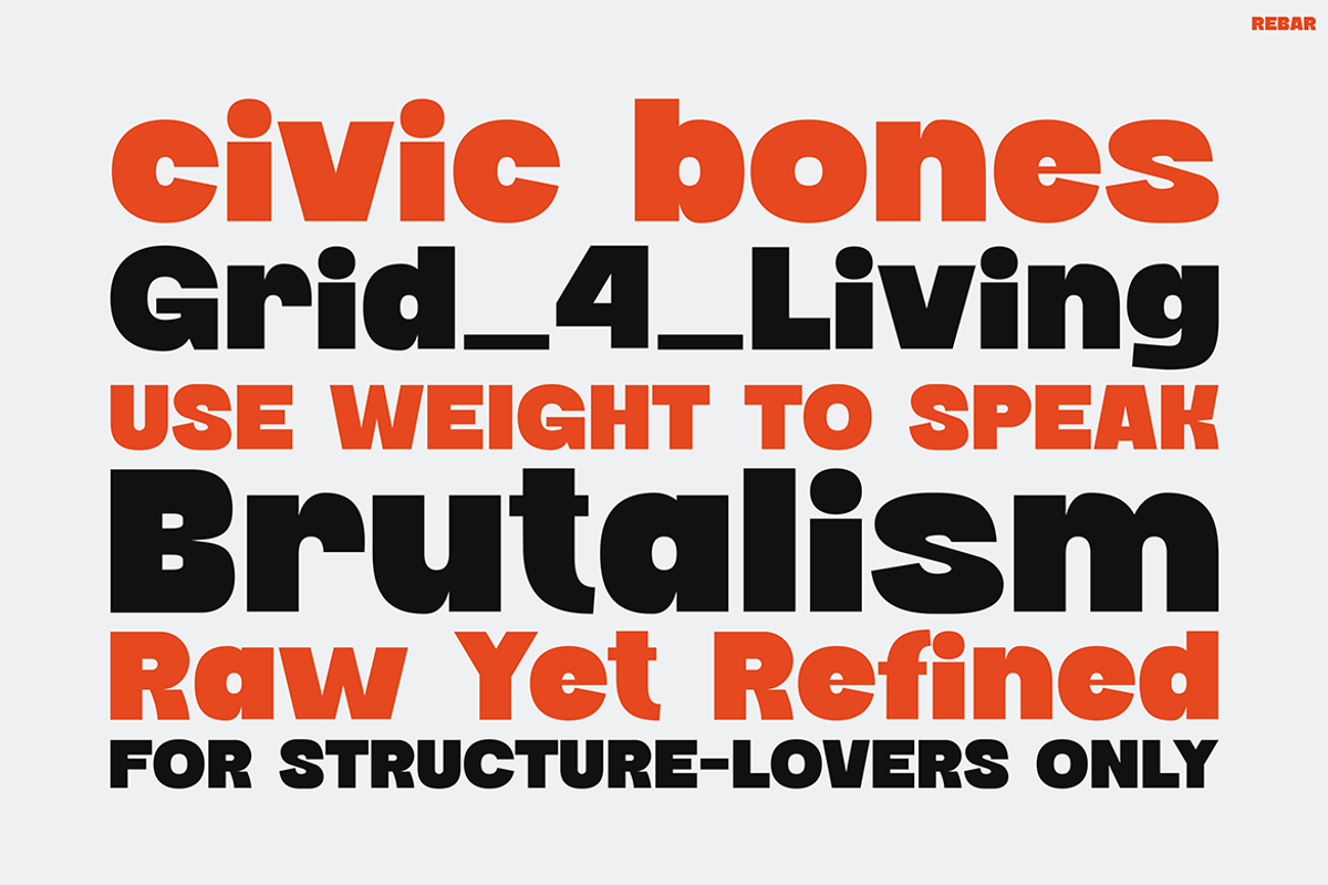 REBAR, a Sans Serif Font by Pinisi ART (Photo 6 of 10)