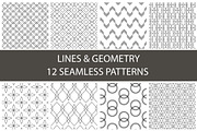 Lines & Geometry Patterns, a Pattern Graphic by Wild Rose (Thumbnail 1 of 5)