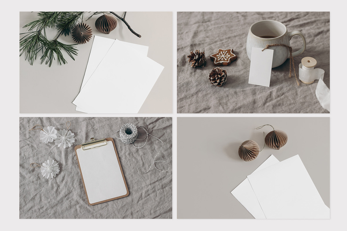 23 Beige Christmas mockups & photos, a Household Mockup by Tabita's shop (Photo 11 of 14)