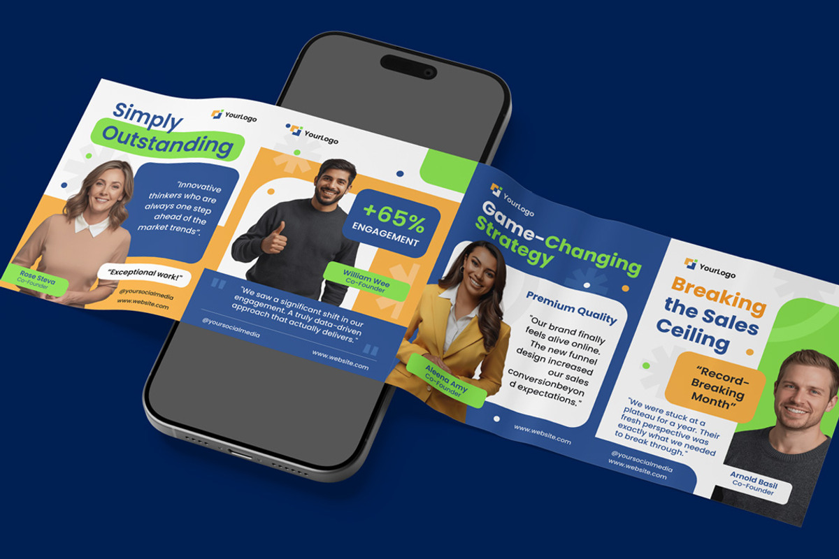 Customer Testimonials + Canva, a Social Media Template by Jiwstudio (Photo 5 of 5)