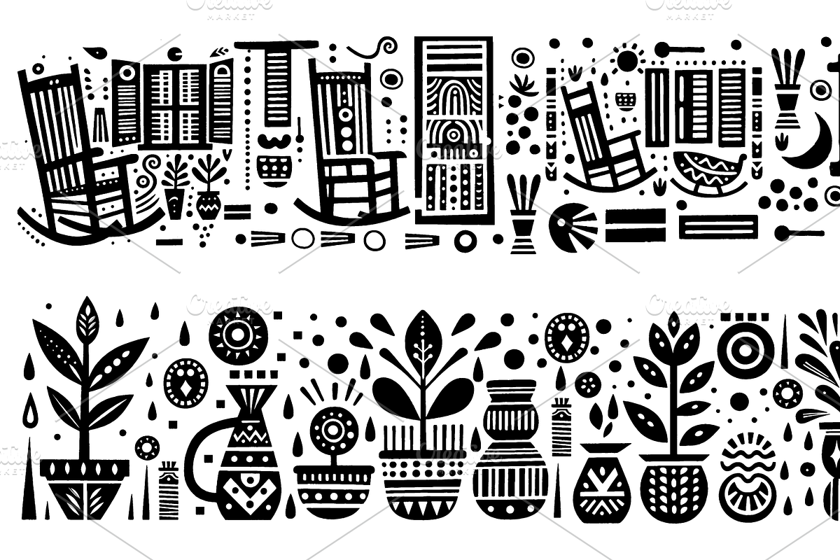 Vintage Tailor Folk Art, a Decorative Illustration by devastd (Photo 9 of 28)