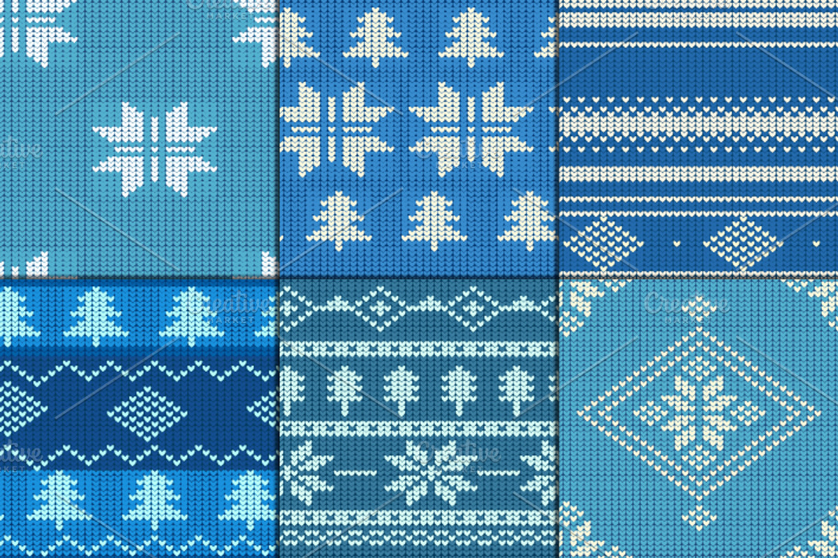 Christmas Seamless Knitting Patterns