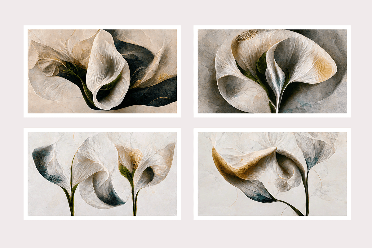 Lily Collection · Calla Lily Flowers, a Decorative Illustration by milatovar (Photo 3 of 16)