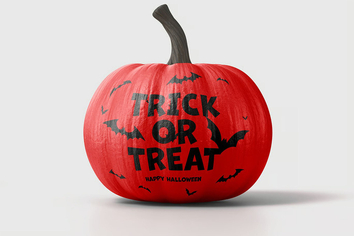 Halloween Pumpkin Mock-up, a Product Mockup by zippypixelstudio (Photo 5 of 10)