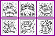 Big Christmas Coloring Book for Kids, a Seasonal Illustration by Coco Bloom (Thumbnail 2 of 4)