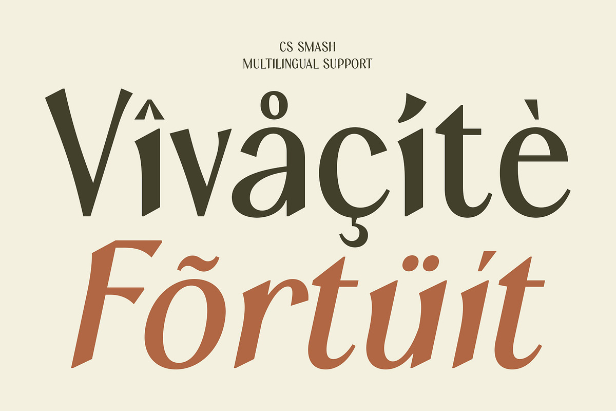 CS Smash – Classic Font, a Sans Serif Font by Craft Supply Co. (Photo 4 of 8)