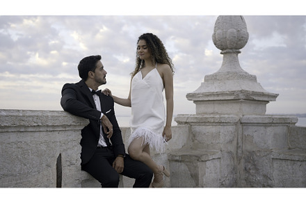 A young couple of models. Action. A, a Person Photo by Media Whale Stock