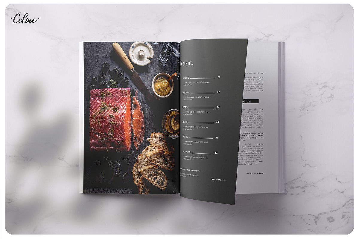 Recipe Lookbook, a Brochure Template by Celine Studio (Photo 5 of 8)